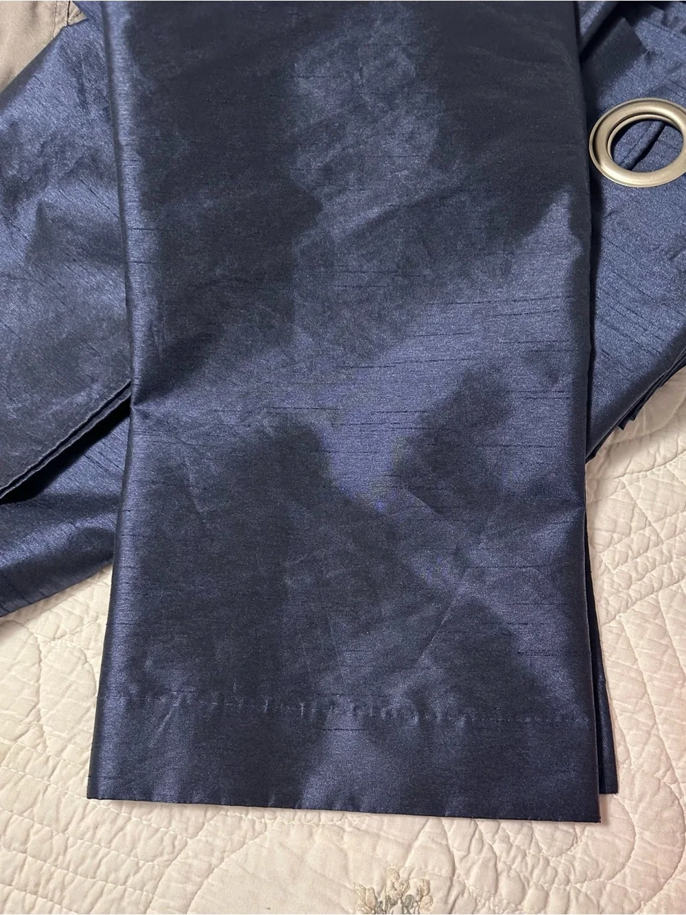 4 Panels Navy Blue Curtains